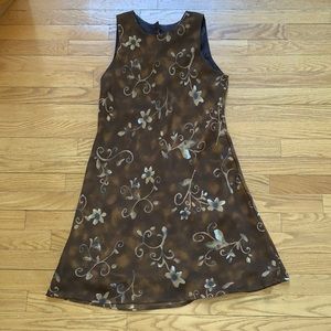 Vintage floral mini dress